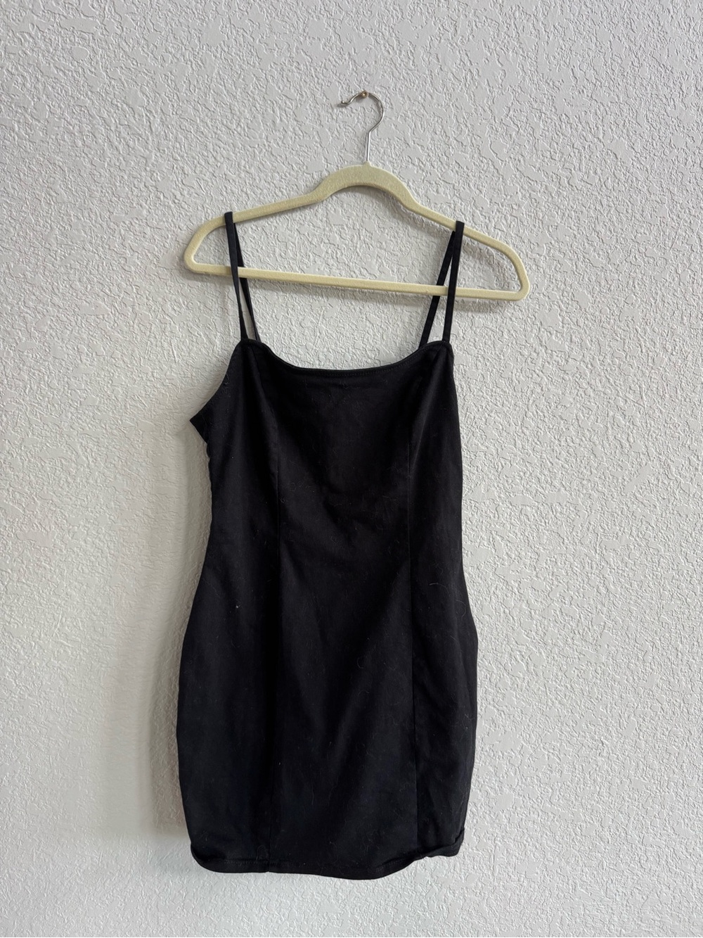 H&M Black Spaghetti-Strap Mini Dress
